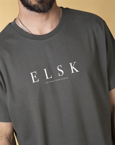 Elsk - Pure Men's Brushed T-Shirt - Granite Green 